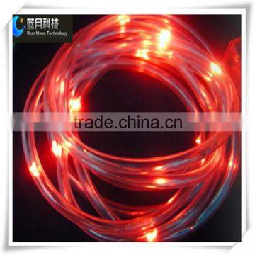 10m 100leds Led Pvc Tube String Light Festival Decorative With 3V Power Adapter photo-4