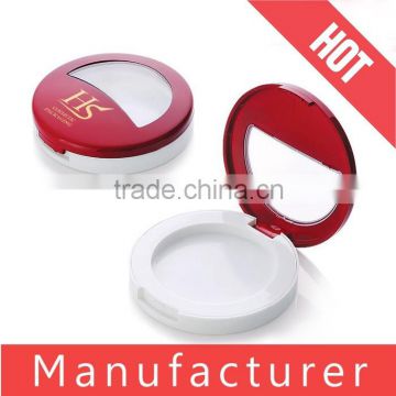 beautiful empty cosmetic compact powder case