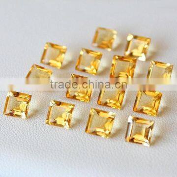 Certified Loose Gemstones Citrine Quartz Loose Gemstones