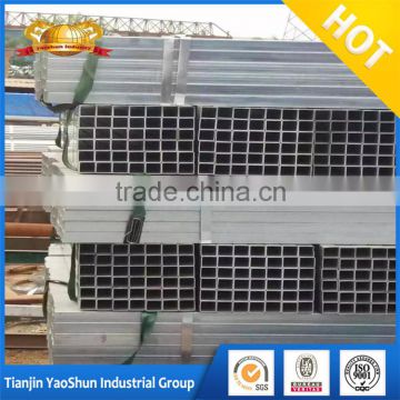 60x60 80x80 100x100 pre galvanized square rectangle steel pipe tube hollow section