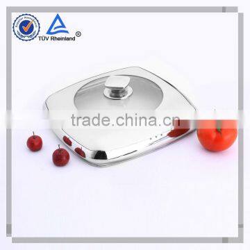 Stainless Lid With Knobs Glass Lid With Steam Hole