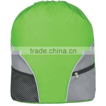 Drawstring Backpack-Lime Green