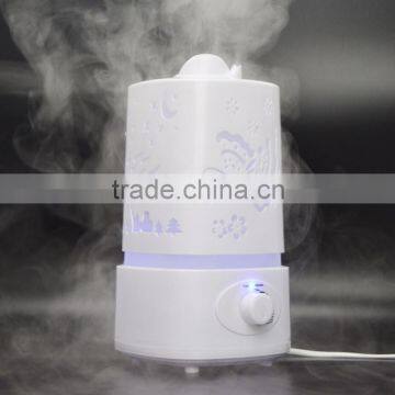 2016 Top Rated Home Appliance Ultrasonic Humidifier With 1.5 L Water Tank In PP Material