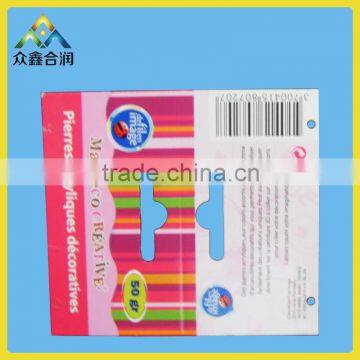 folding hang tag