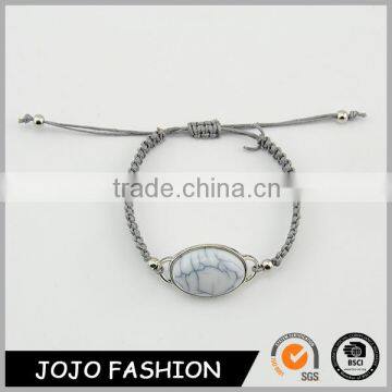 2016 Fashion Women Jewelry Natural Stone Rope Bracelet