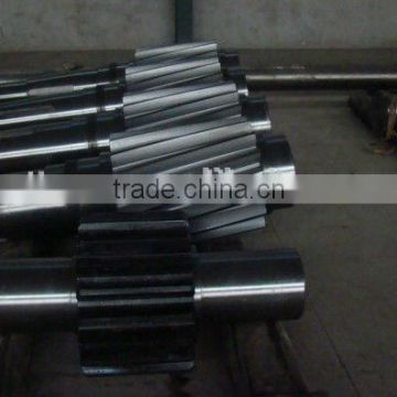 forging gear shaft 1045 for mining industry