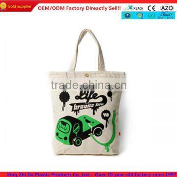 Printed ladies tote bag