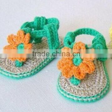 newborn cotton crochet baby booties prewalker