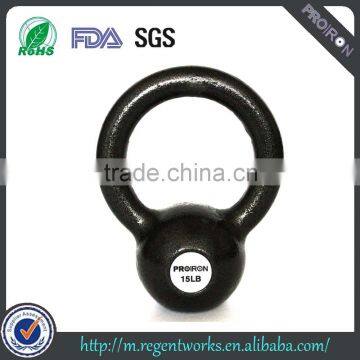 China Wholesale Black Color Iron Kettlebell