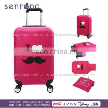 Custom Elastic Spandex Nylon luggage Cover spandex luggage cover