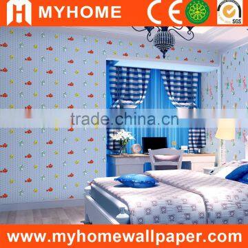 beautiful lucky fish home vinyl decorative wallpaper guangzhou