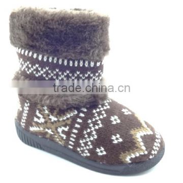 wholesale winter girls knitted boot