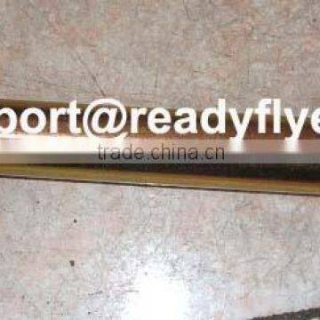 Solid steel axle for garbage container