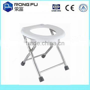 Factory Simple Folding Commode Chair for Sale