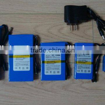 Portable 12V 6800mAh Rechargeable Li-ion Battery