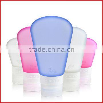 Eco-friendly feature silicone travel bottles set of 4