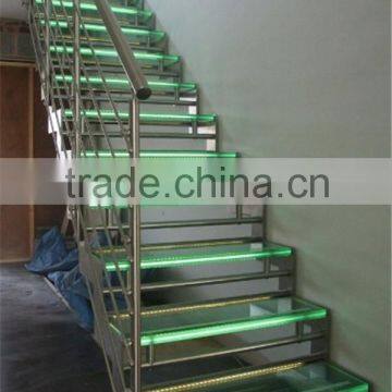 Indoor LED Glass Stairs Supplier