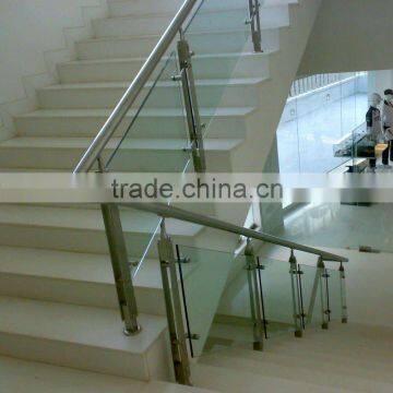 Indoor stainless steel glass balustrade railing B1185