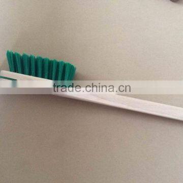 Beech wooden material lawnmower cleaning brush