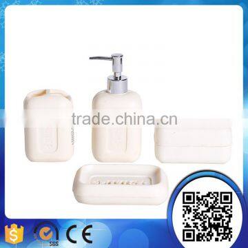 Wholesale imitated marble stone SPA bathroom accessory sets