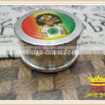 Chromium plating tobacco grinder, broken smoke detector (medium)