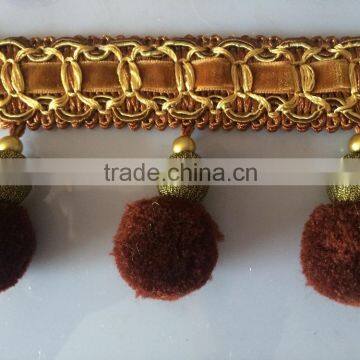 [YZLACE] Tassels Lace Curtains Wholesale 10100 photo-2