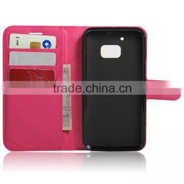 Popular new products leather phone case for htc m10