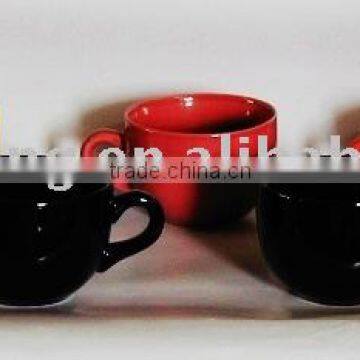 Bright Glazed Soup Mug