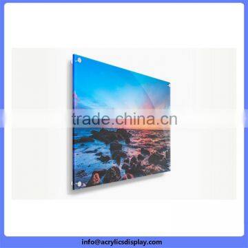 China gold supplier hot sell led edge lit acrylic sheet poster frame