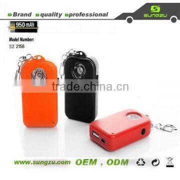Sungzu keychain mini mobile power bank for promotional gift