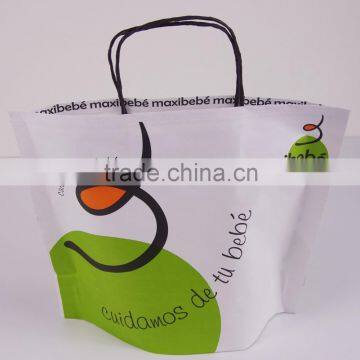 Eco friendly custom shopping kraft paper bags in new design