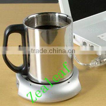USB rechargeable thermo mug