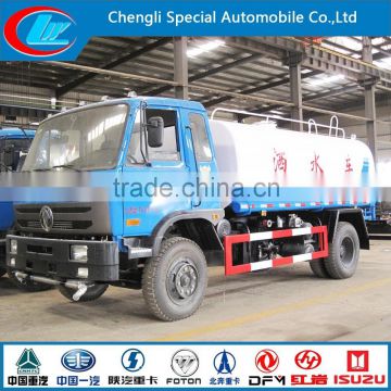 Dongfeng 4X2 water truck tank Road Cleaning 6 wheels DONGFENG Manufacturer 140hp Dongfeng water truck fittings