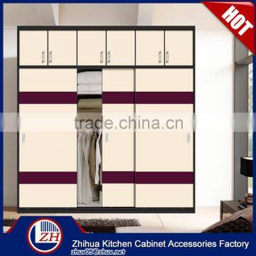 Double color wardrobe design furniture bedroom shoe rack and wardrobe