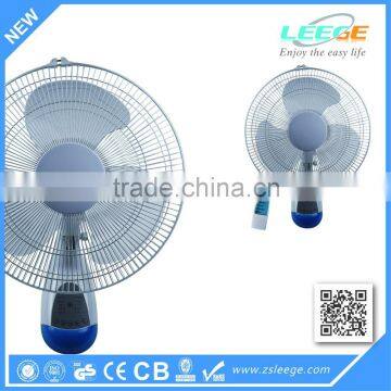 FW40-12R 16'' wall fan with remote control/ CE ROSH 220 volt quiet fan