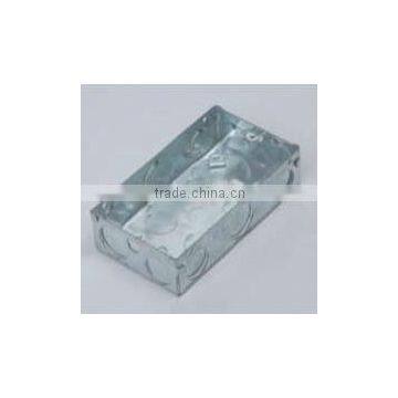 Switch and Socket Boxes, Steel Box, 3*3, 3*6