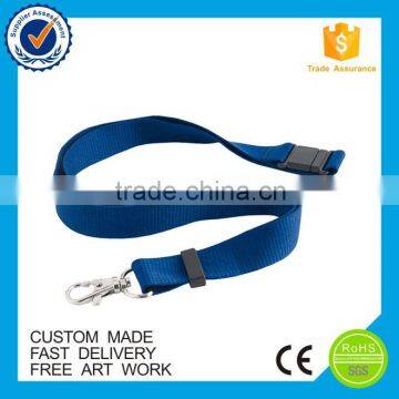 Personalized simple blank cheap wholesale thick airline lanyard