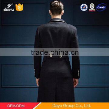 New Style Double-breast Long Winter Jacket Woven Wool Fabric for Winter Overcoat Cashmere Wool Coat photo-6