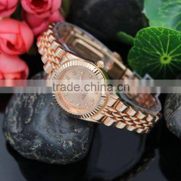 R0340 Luxury Stylish aLdy Watch, Water Resistant Alloy Band Lady Watch