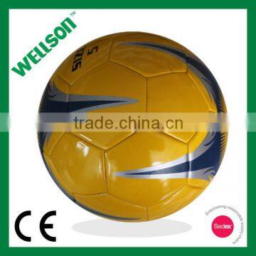 Offciail size laminated seamless PU soccer ball