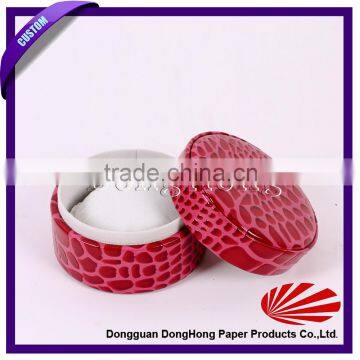 round leather watch gift box with pillow