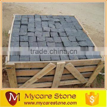 Cheap cobbles cheap granite split grey paving stone