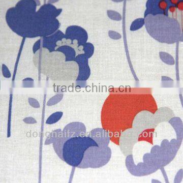 100% cotton printing fabric of Children's clothing with bright color flower