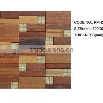 Wood and glass mosaic (PMH2)