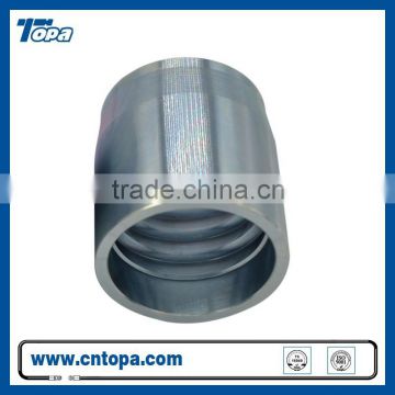 Carbon steel hose end ferrules 00400 hose end fitting