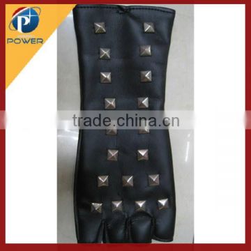 2015 punk style pu leather glove, hand gloves manufacturers in china