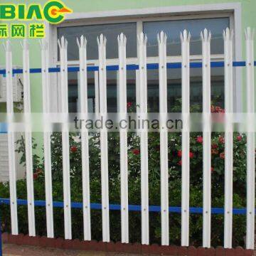 Galvanized or power coated palisade fencing (Factory ISO9001)