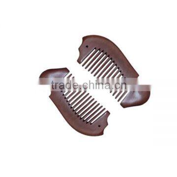2016 Fish Shape Customized Logo Wood Hair Comb photo-2