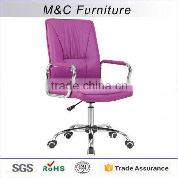 ISO9001no folded synthetic leather swivel chair sold in Asia