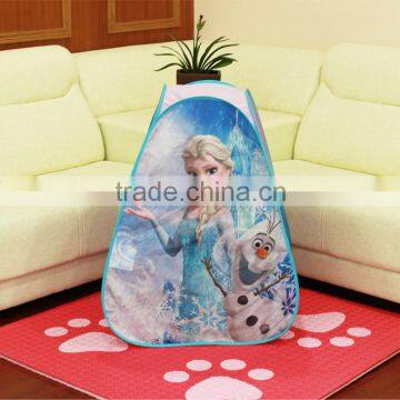 Spring Steel Wire Pop up Kids Teepee Tent